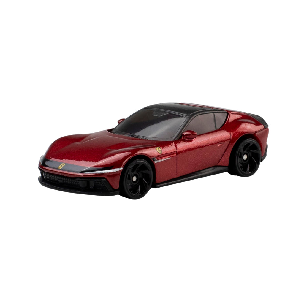 Hot Wheels Toy Ferrari Cars, Die-Cast 5-Pack in 1:64 Scale, Officially Licensed Set of 5 Ferrari Collectible Vehicles for Play or Display