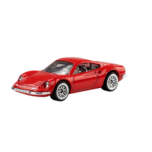 Hot Wheels Toy Ferrari Cars, Die-Cast 5-Pack in 1:64 Scale, Officially Licensed Set of 5 Ferrari Collectible Vehicles for Play or Display
