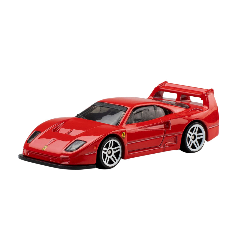 Hot Wheels Toy Ferrari Cars, Die-Cast 5-Pack in 1:64 Scale, Officially Licensed Set of 5 Ferrari Collectible Vehicles for Play or Display